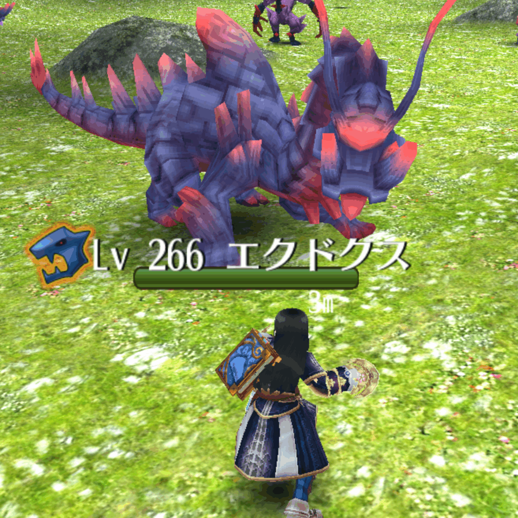 トーラムオンラインのエクドクスというフィールドボスの通常攻撃2