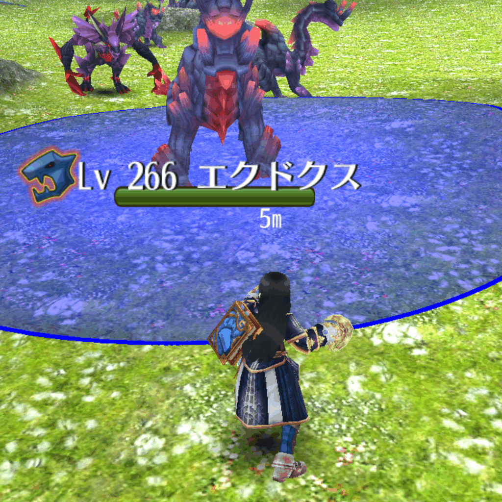 トーラムオンラインのエクドクスというフィールドボスの蒼床1