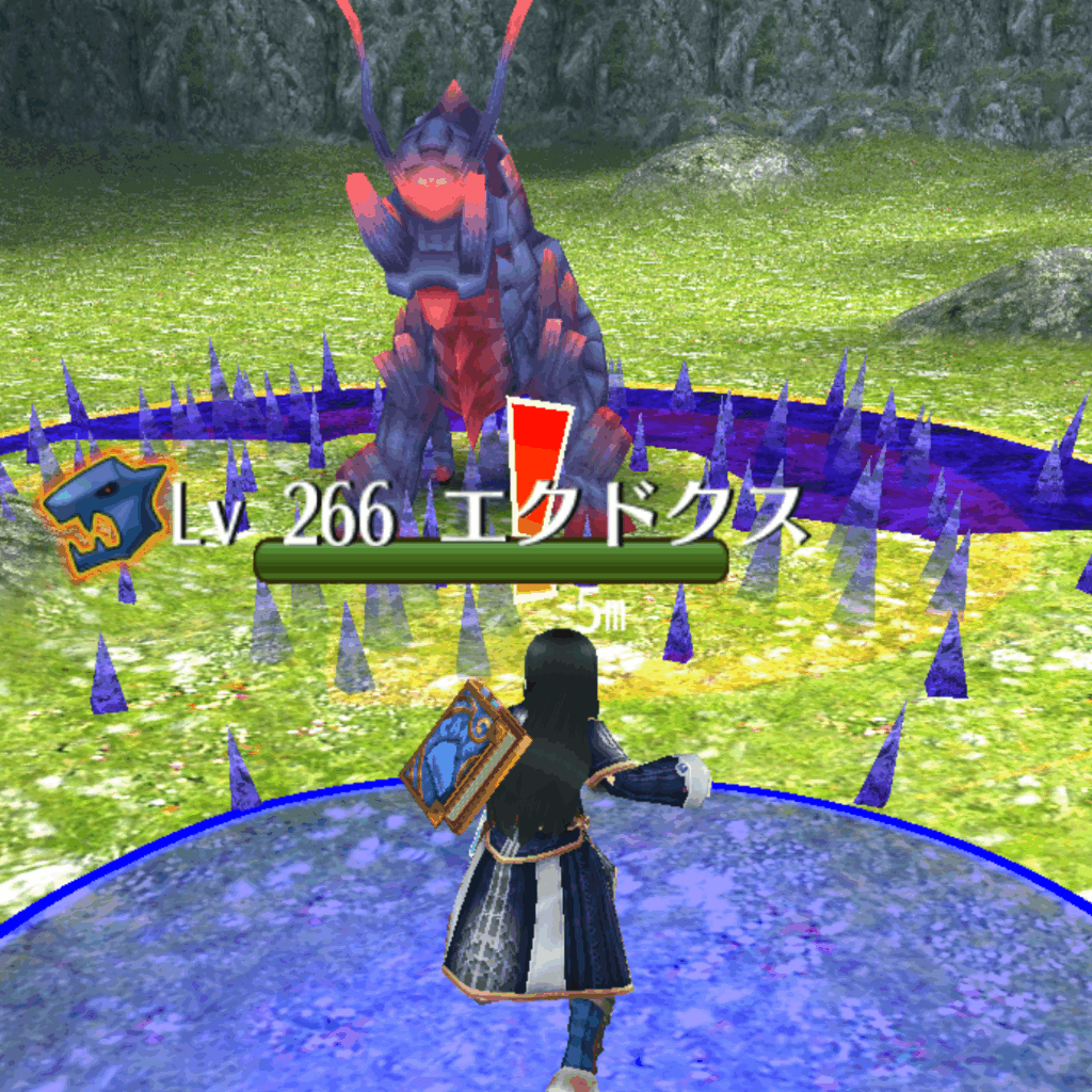 トーラムオンラインのエクドクスというフィールドボスの青床2