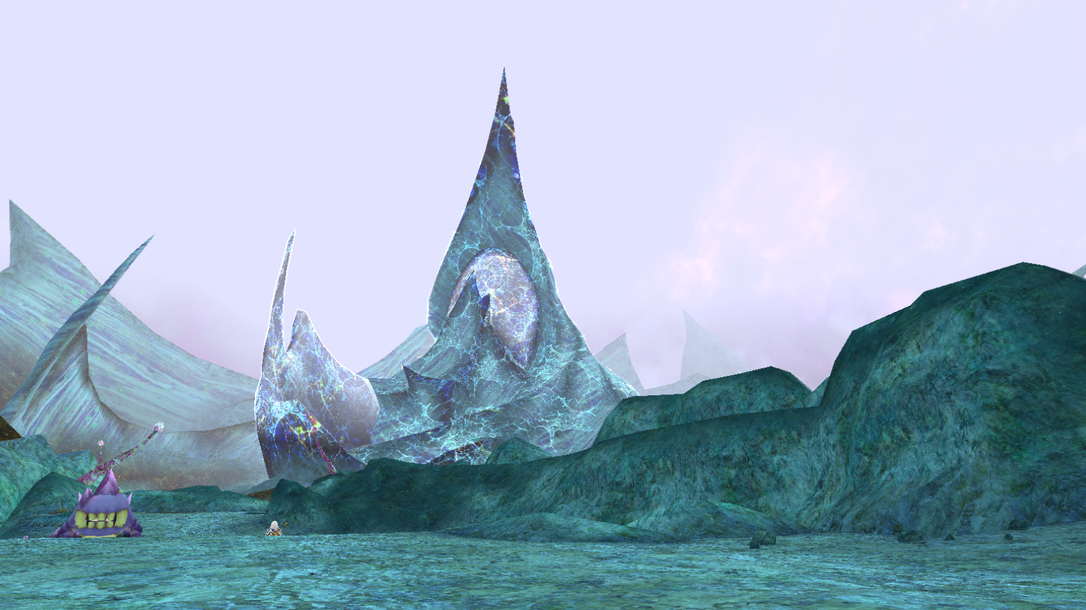 トーラムオンラインのアクアスティダ・入り口の風景