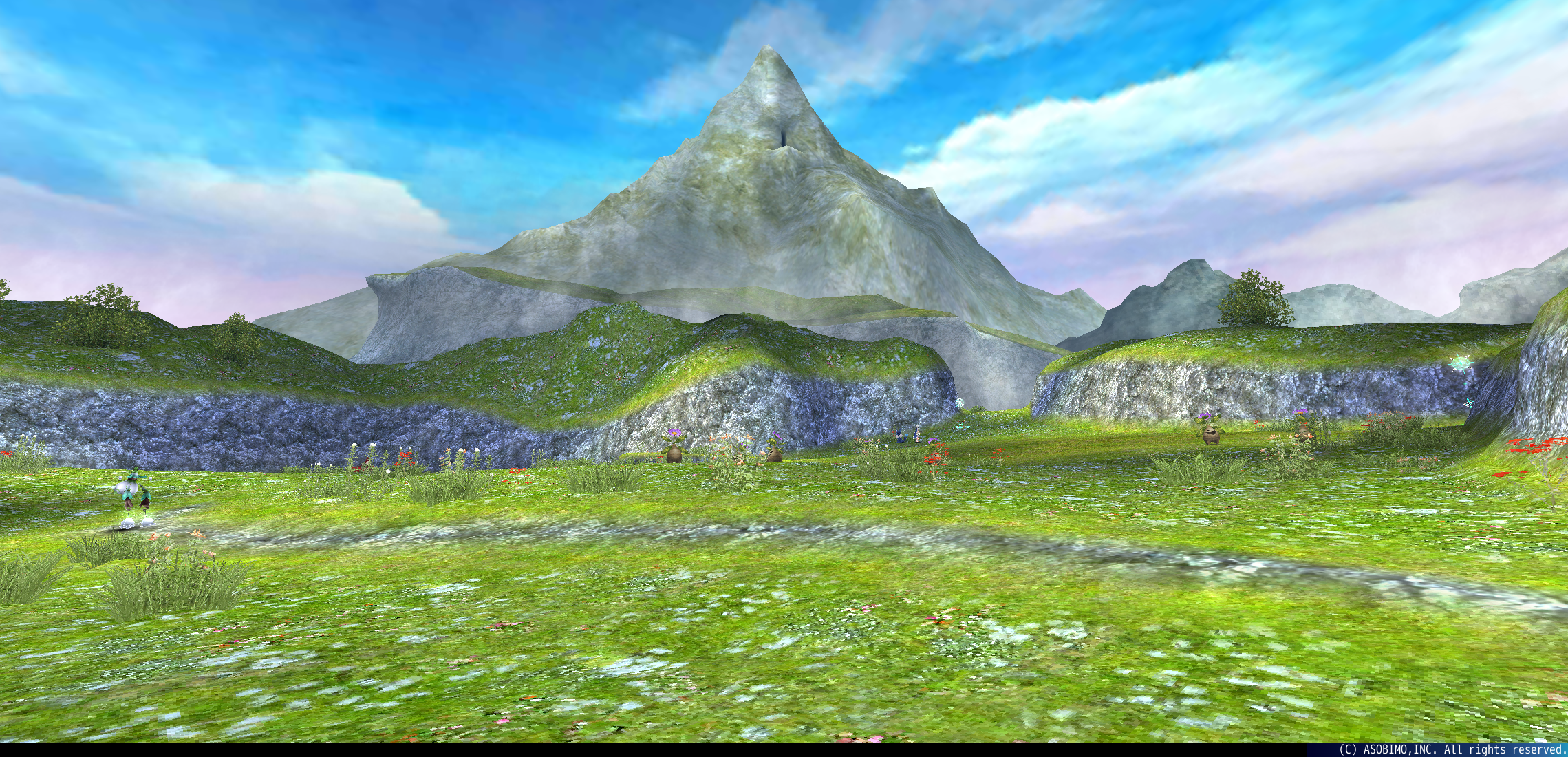 トーラムオンラインのアシェザラ平野の風景