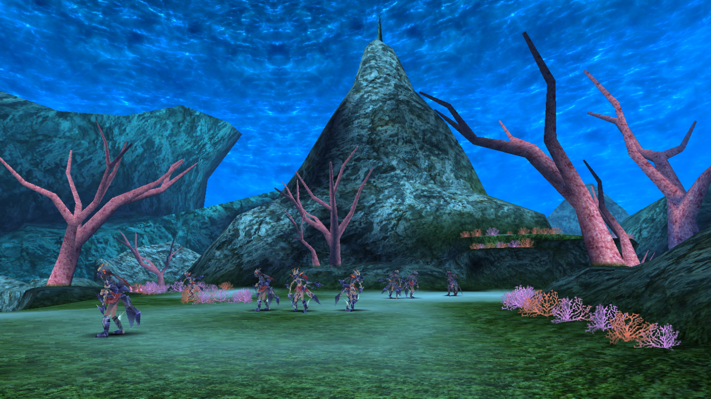 トーラムオンラインのシウダ・マール・エリア1の風景